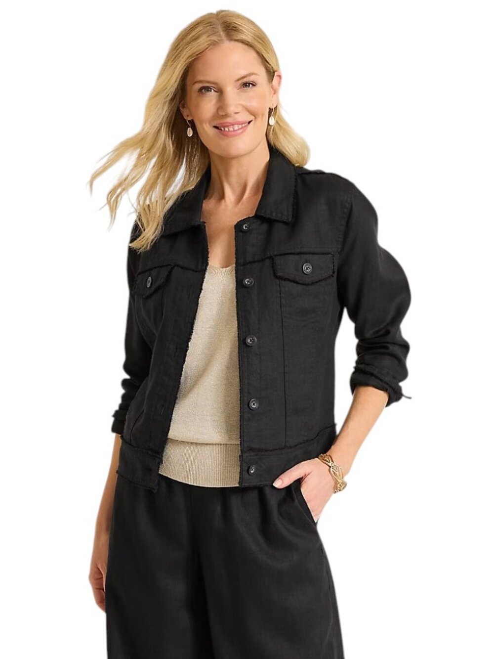 Tommy Bahama 100% Linen Black Button Front Shirt XL Classic Resort Style